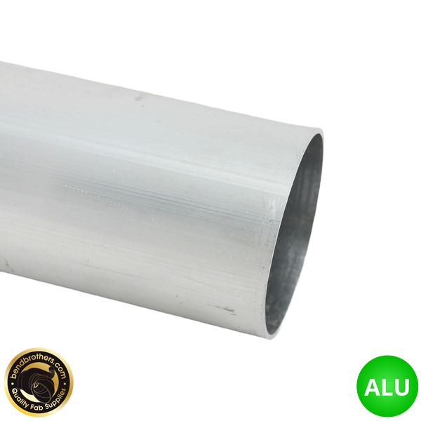 2.25" (57mm) Aluminium Straight Tube | 1 Meter Length - 1.65mm Wall Thickness