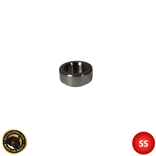 M16x1.5 Sensor Bung - 304 Stainless Steel - Lipped