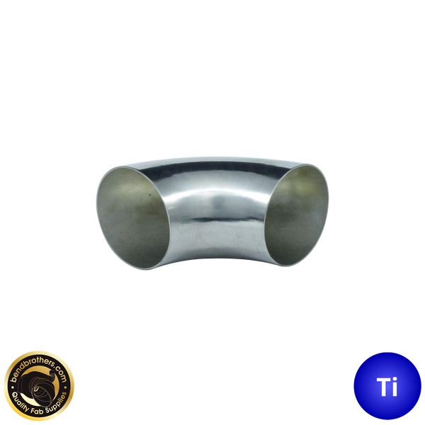 1" (25.4mm) Titanium 90° Mandrel Bent Elbow - 1.2D Radius - 1.2mm wall
