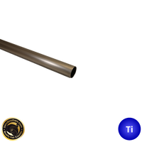 1" (25.4mm) Grade 2 Titanium Welded Tube - 1 Meter Length - 1.2mm Wall