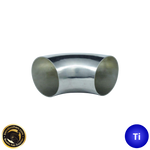 1.75" (45mm) Titanium 90° Mandrel Bent Elbow - 1.2D Radius - 1.2mm wall