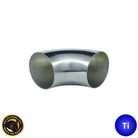 1.75" (45mm) Titanium 90° Mandrel Bent Elbow - 1.2D Radius - 1.2mm wall