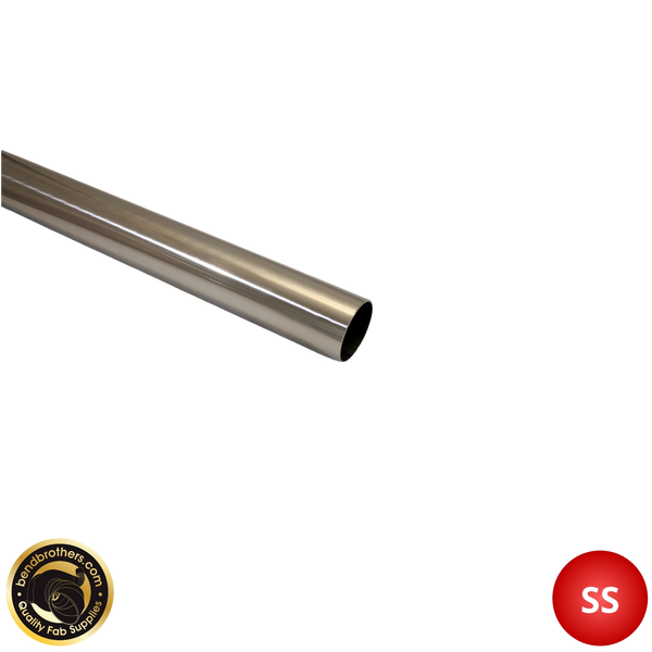 1.75" (45mm) 304 Stainless Steel Tube - 1 Meter Length - 1.6mm Wall