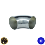 2.5" (63mm) Titanium 90° Mandrel Bent Elbow - 1.2D Radius - 1.2mm wall