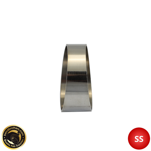 2" (51mm) 304 Stainless Steel Pie Cut - 15° Degree - 1.5D Loose Radius - 1.6mm Wall - 6pcs (90°total)