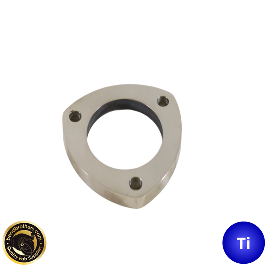 2.5" (63mm) 3 Bolt Titanium Flange 8mm Thickness