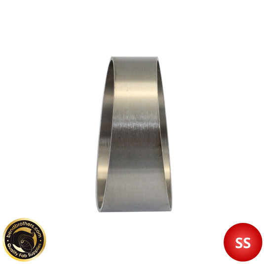 2.5" (63mm) 304 Stainless Steel Pie Cut - 15° Degree - 1.5D Loose Radius - 1.6mm Wall - 6pcs (90°total)