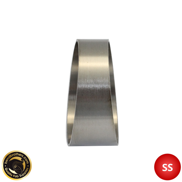 2.5" (63mm) 304 Stainless Steel Pie Cut - 15° Degree - 1.5D Loose Radius - 1.6mm Wall - 6pcs (90°total)