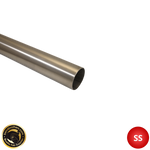 2.5" (63mm) 304 Stainless Steel Tube - 1 Meter Length - 1.6mm Wall