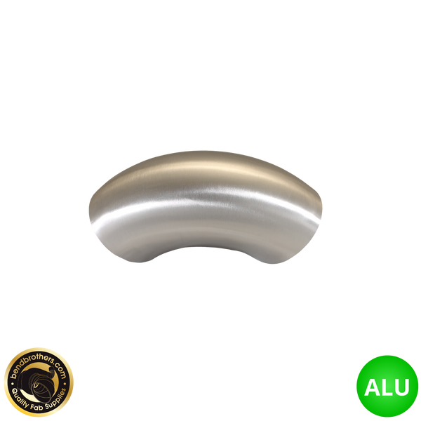 2.75" (70mm) Aluminium 90° Elbow - 1.2D Radius - 1.42mm Wall