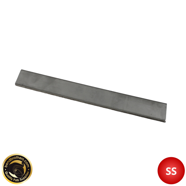 304 Stainless Steel Flat Bar - 25mm x 3mm x 250mm