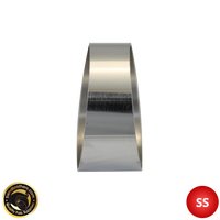 3" (76mm) 304 Stainless Steel Pie Cut - 15° Degree - 1.5D Loose Radius - 1.6mm Wall - 6pcs (90°total)