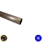 3" (76mm) Grade 2 Titanium Welded Tube - 1 Meter Length - 1.2mm Wall