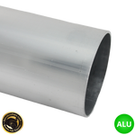 3" (76mm) Aluminium Straight Tube | 1/2 Meter Length - 2mm Wall Thickness