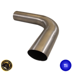 3" (76mm) Titanium 90° Mandrel Bend150mm Leg - 1.5D Radius - 1.2mm wall