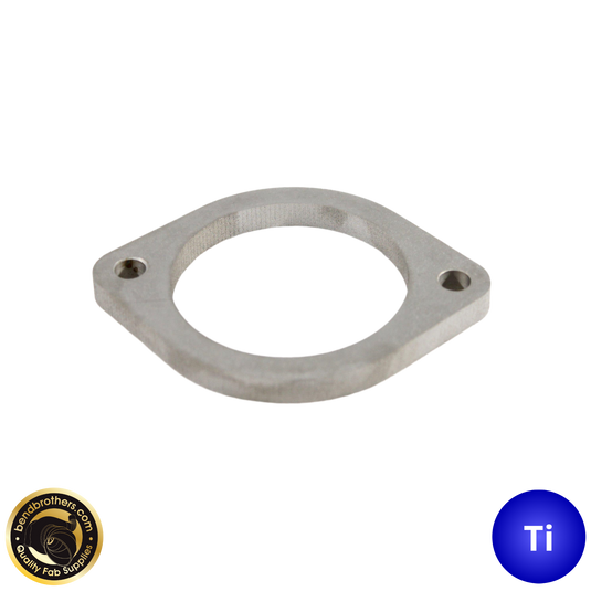 3.5" (89mm) 2 Bolt Titanium Flange 8mm Thickness