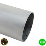 3.5" (89mm) Aluminium Straight Tube | 1/2 Meter Length - 2mm Wall Thickness