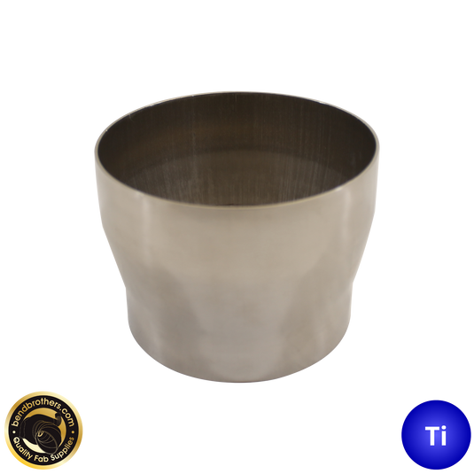 3.5" (89mm) - 4" (101mm) Titanium Concentric Size Reducer
