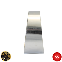 4" (101mm) 304 Stainless Steel Pie Cut - 15° Degree - 1.5D Loose Radius - 1.6mm Wall - 6pcs (90°total)