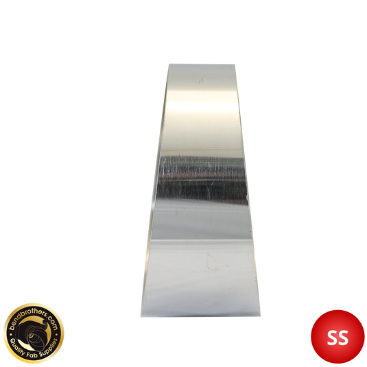 4" (101mm) 304 Stainless Steel Pie Cut - 15° Degree - 1.5D Loose Radius - 1.6mm Wall - 6pcs (90°total)