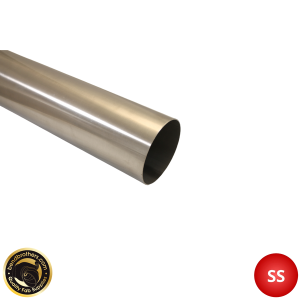 4.5" (114mm) 304 Stainless Steel Tube - 1 Meter Length - 1.6mm Wall