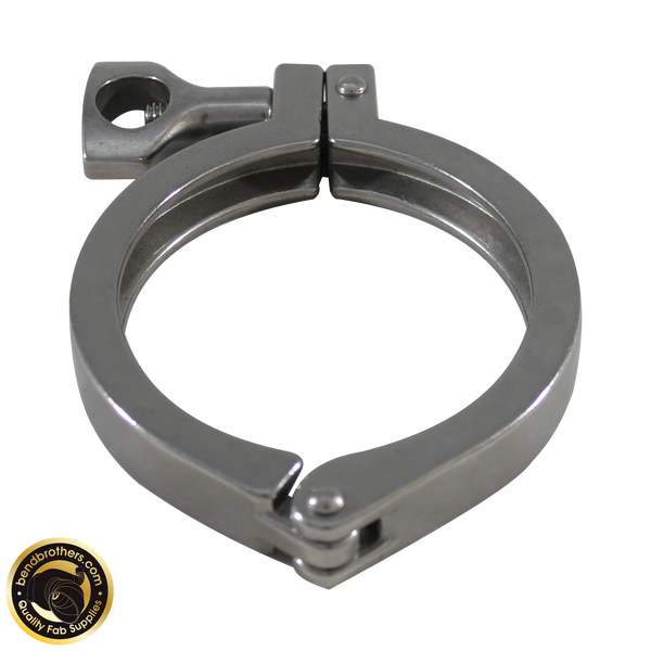 4" (101mm) 304 Stainless Steel Tri Clamp - Heavy Duty - Single Pivot