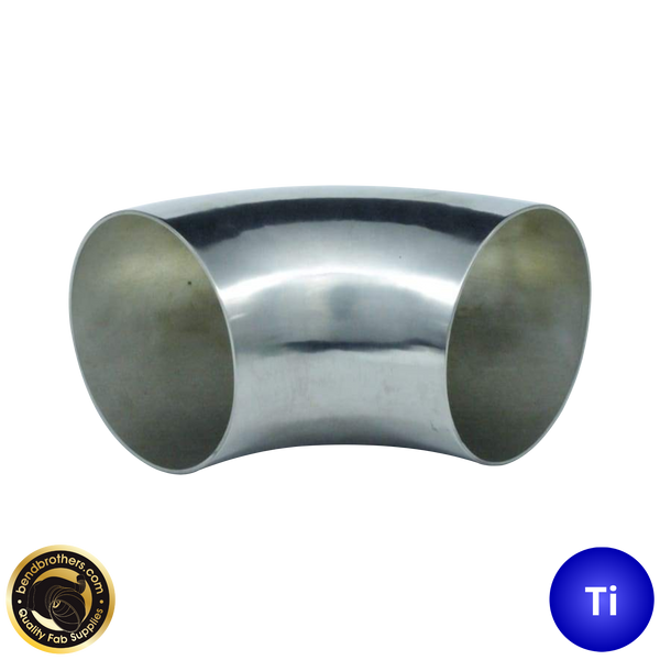 4.5" (114mm) Titanium 90° Mandrel Bent Elbow - 1.2D Radius - 1.5mm wall