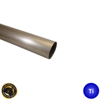 4.5" (114.3mm) Grade 2 Titanium Welded Tube - 1 Meter Length - 1.2mm Wall