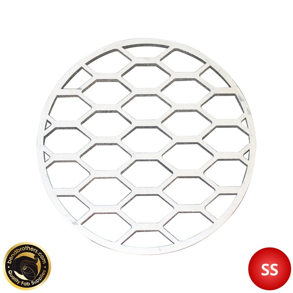 5" (127mm) Honeycomb Snorkel End Cap - 304 Stainless Steel