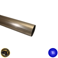5" (127mm) Grade 2 Titanium Welded Tube - 1Meter Length - 1.5mm Wall