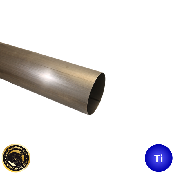 6" (152mm) Grade 2 Titanium Welded Tube - 1 Meter Length - 1.5mm Wall