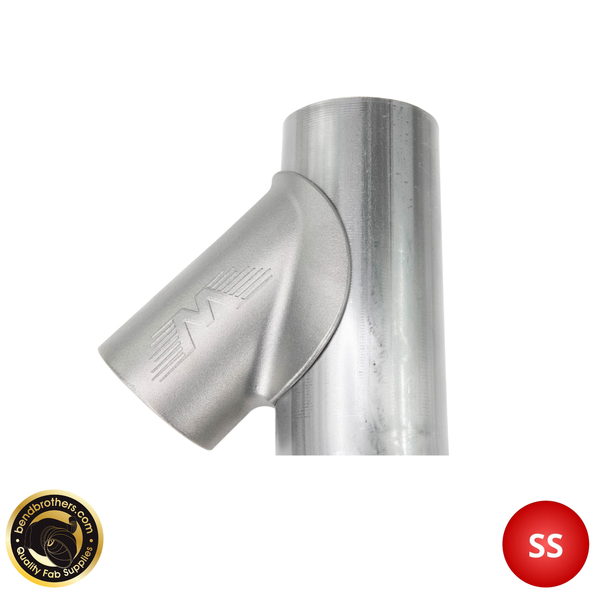 6066mm High Flow Stainless Steel Wastegate Merge For 3" Straight Tube Bend Brothers