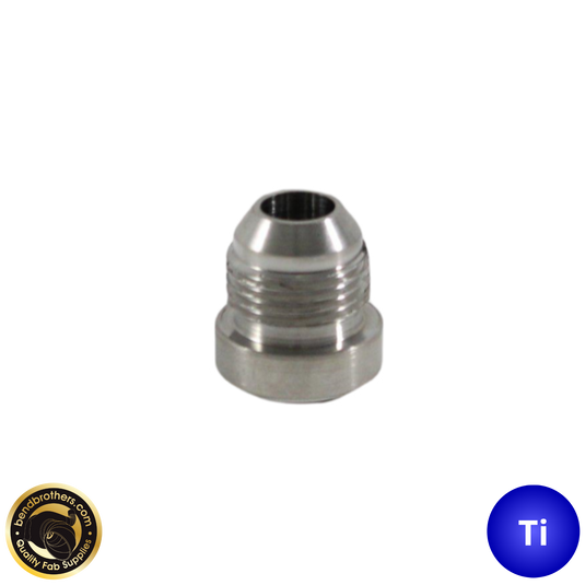 -8 AN Titanium Male Fitting - Weld On